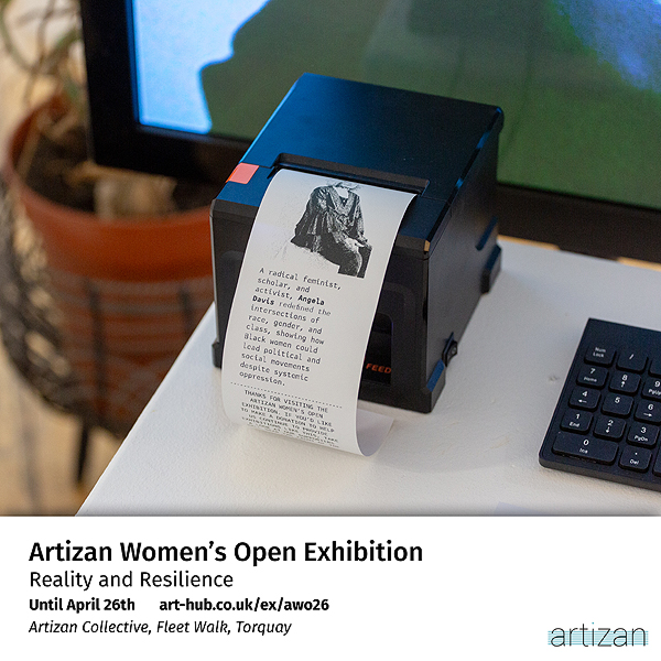 Poster for Artizan Women's Open art exhibition